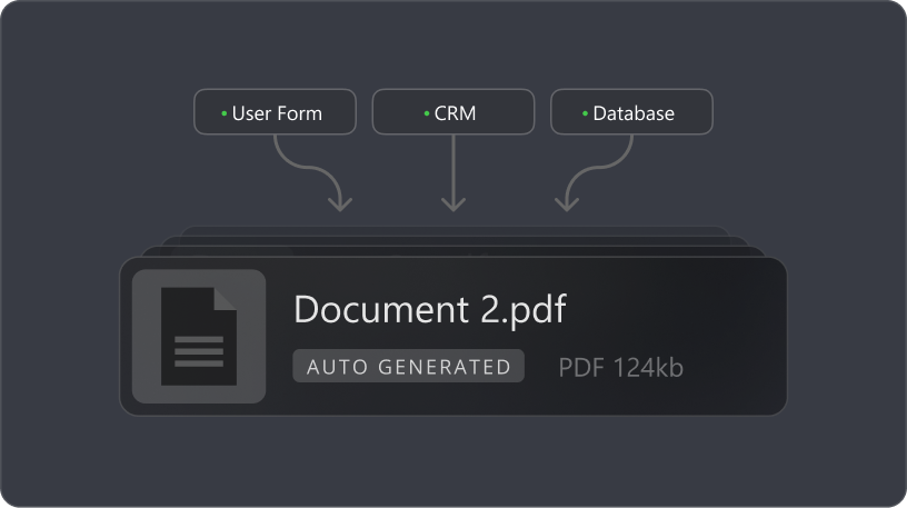 Automated PDF Generation & Formatting