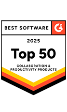 G2 Awards:Best Collaboration & Productivity Products